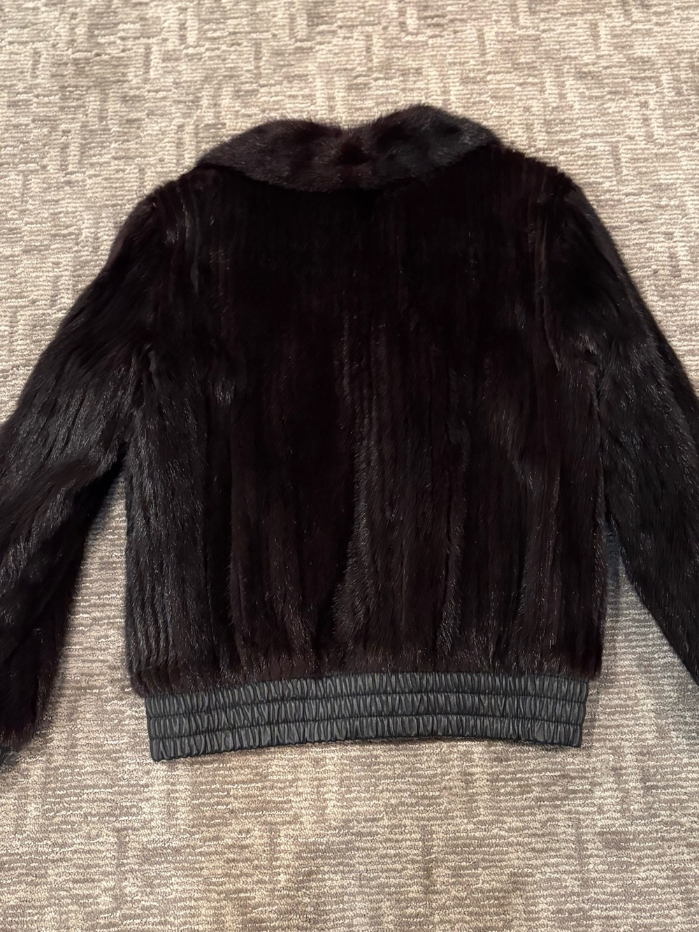 Saga Furs Black Mink Jacket